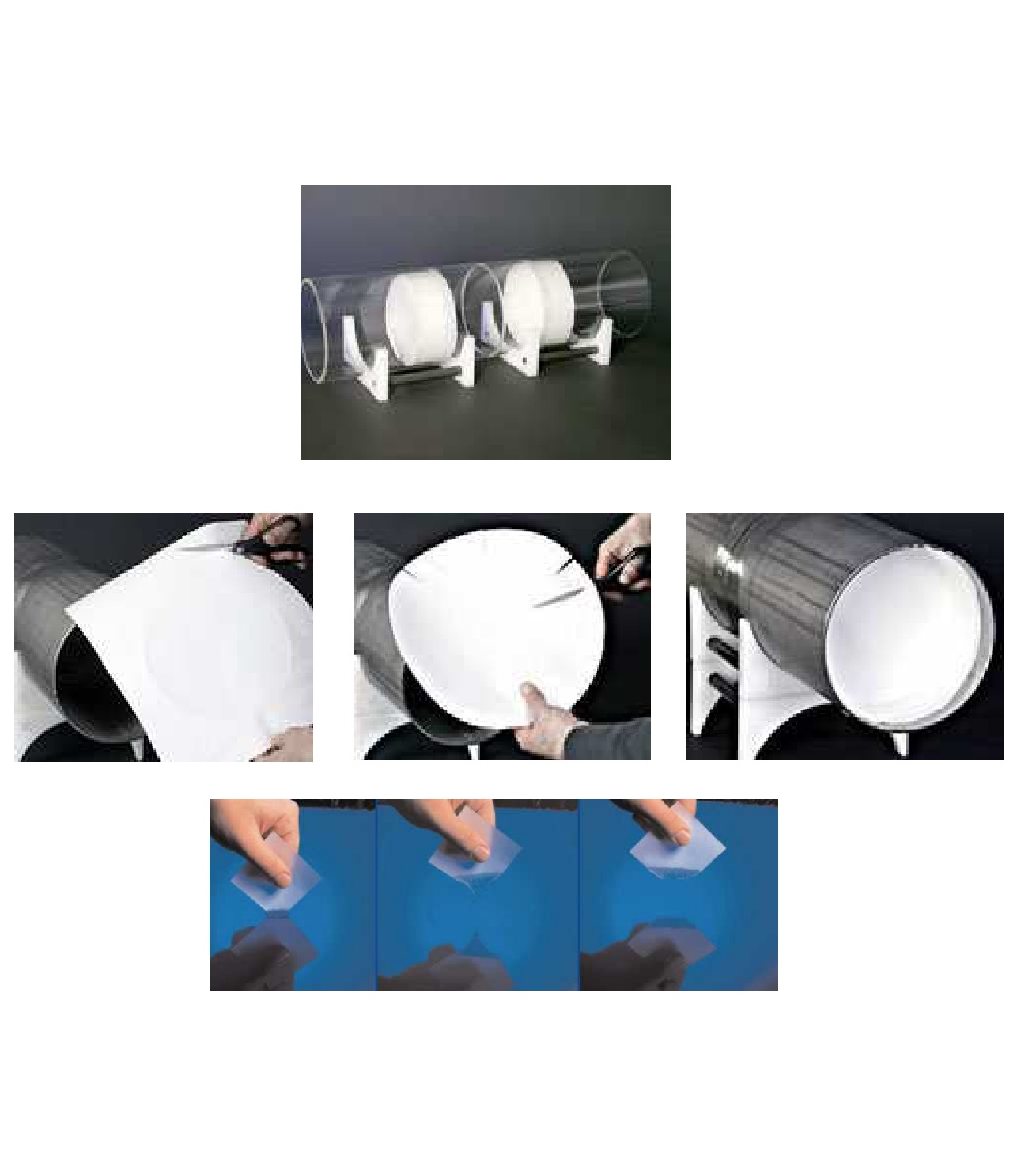 Mise en place et dissolution d’un barrage en papier soluble Dissolvo pour inertage