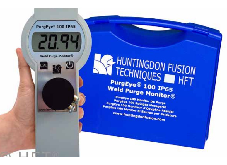 Moniteur HFT PurgEye 100 IP65 pour mesurer l’oxygène résiduel pendant l’inertage