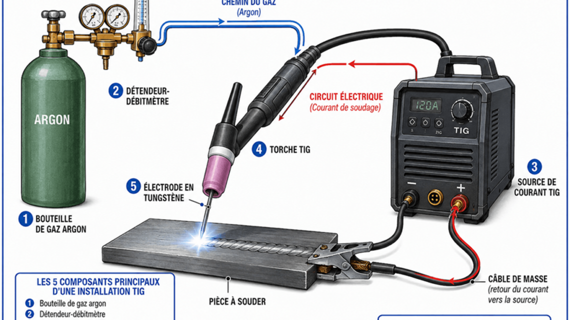 Installation de soudage TIG