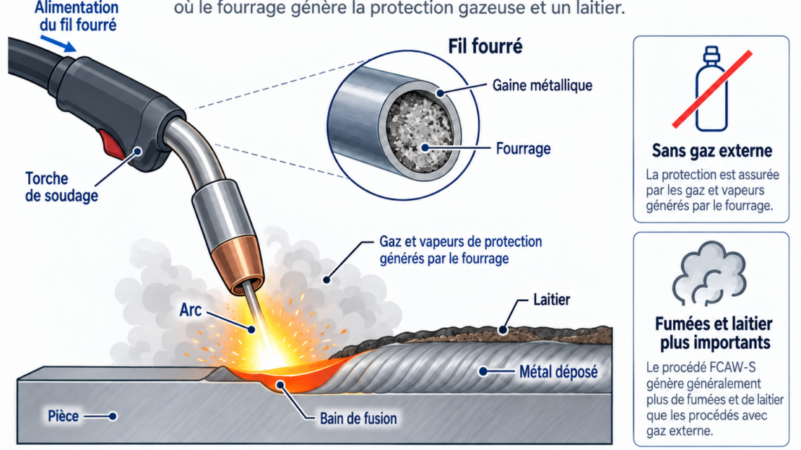Hobart Fabshield FE80 et FE81 : une évolution du FCAW-S pour les aciers Grade 65