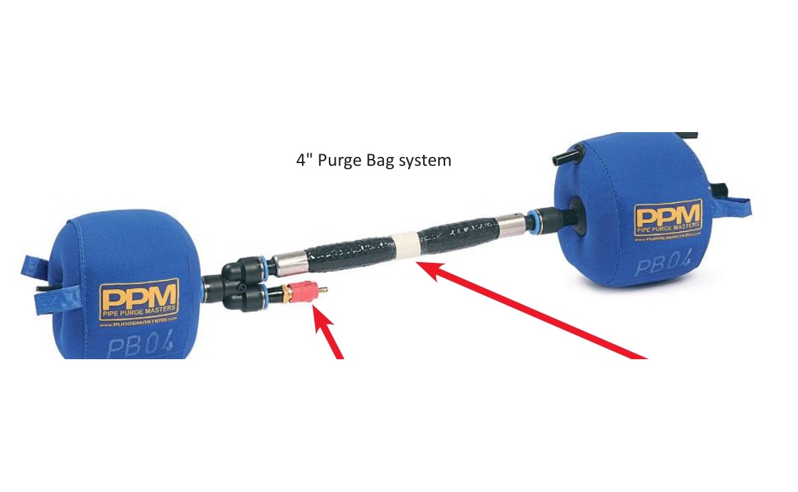 PPM Purge Bag à doubles barrages gonflables pour inertage interne de tuyauterie