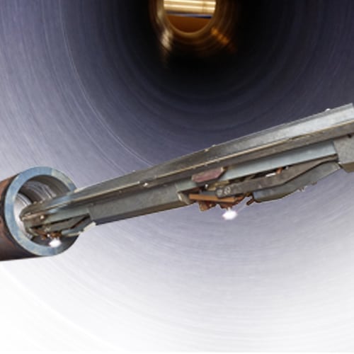 Polysoude TWIN-TIGer : lance avec deux torches pour rechargement intérieur de tubes